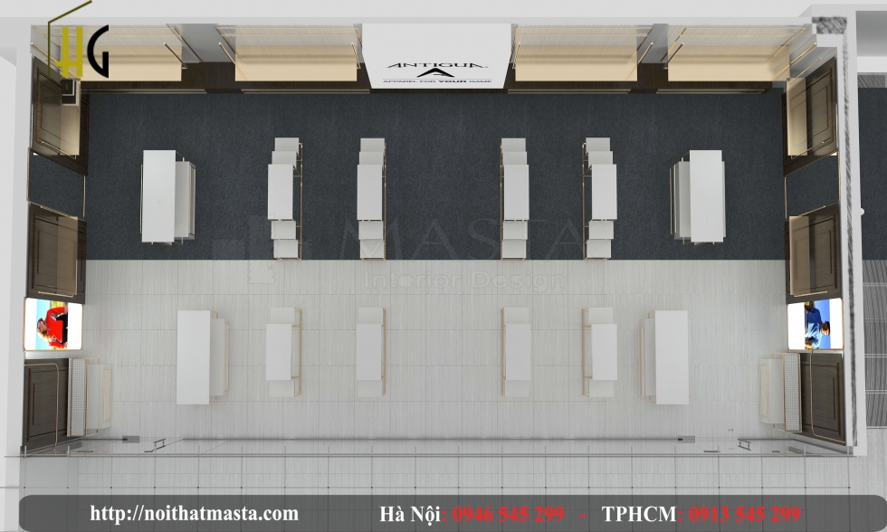 thiết kế shop thời trang đẹp